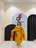 Pure Mul Cotton Floral Print Suit Set