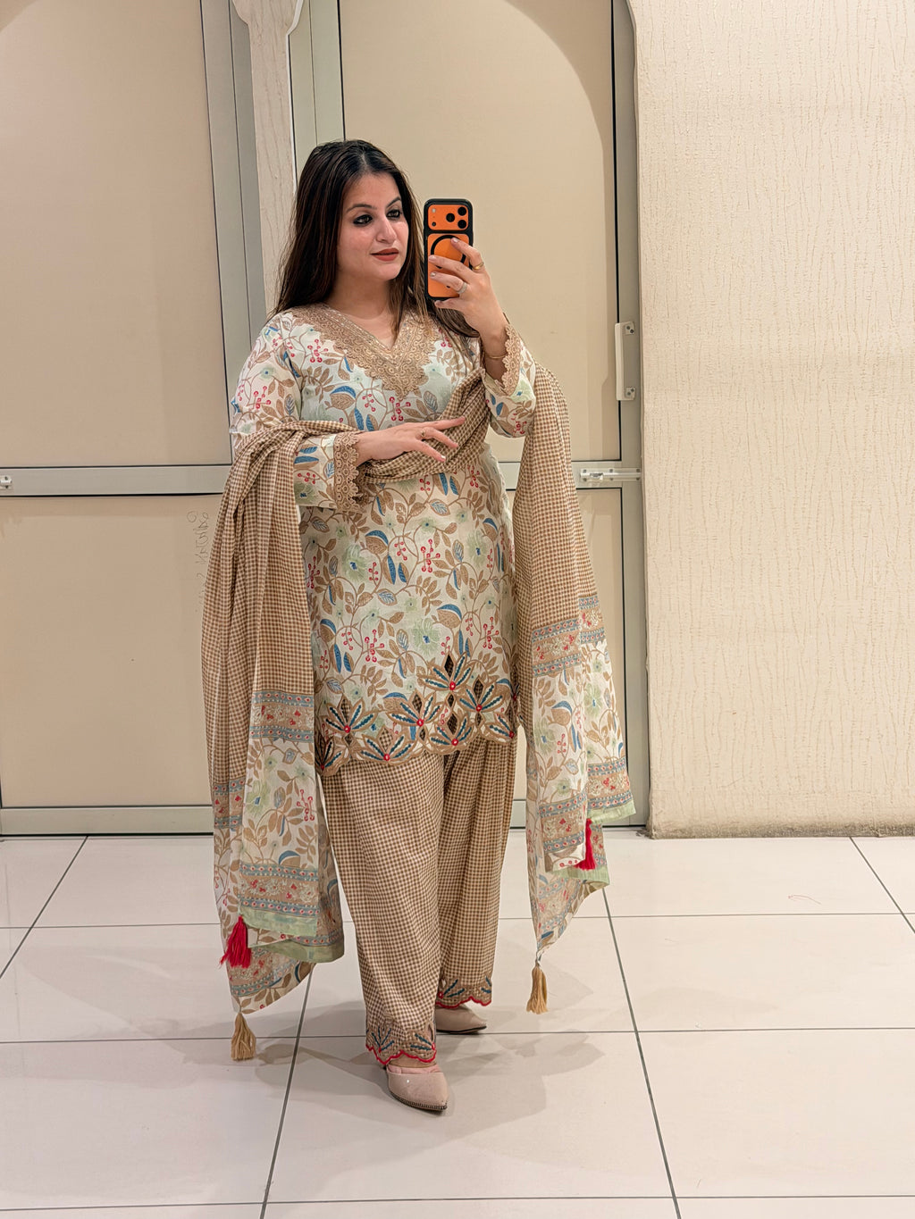 Pure Cotton Farsi Printed Suit Set (M–3XL)