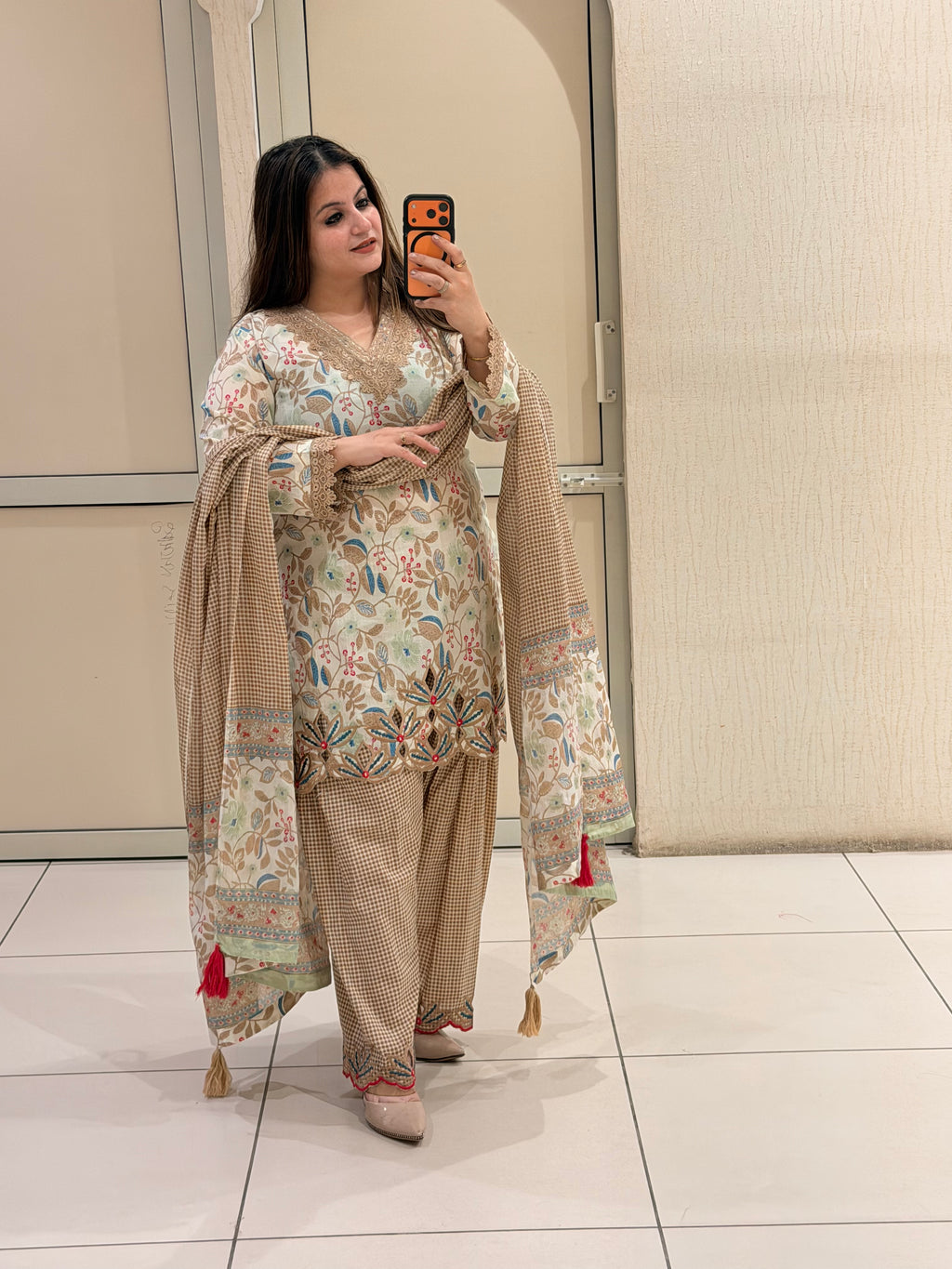 Pure Cotton Farsi Printed Suit Set (M–3XL)