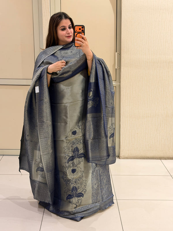 Silk Fabric Unstitched Suit