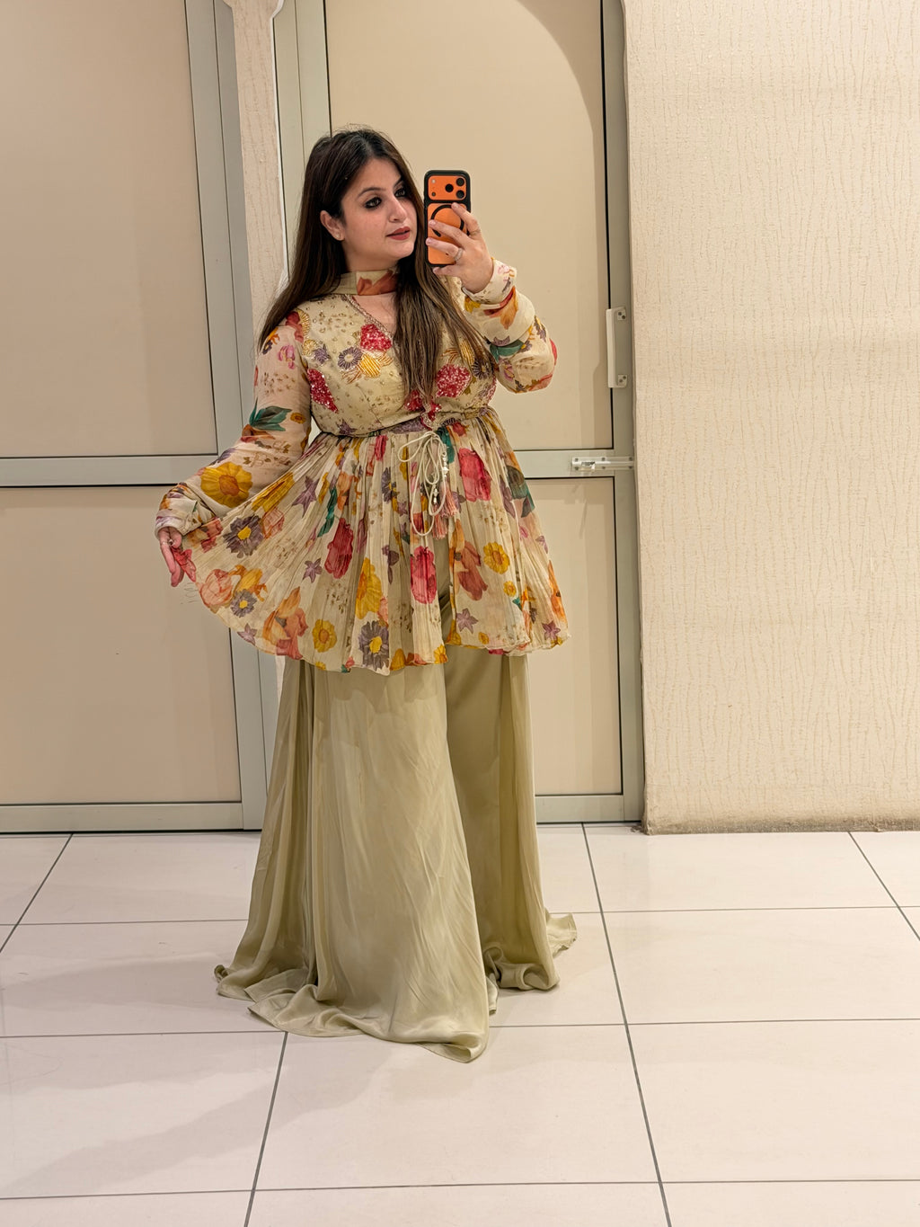 Floral Superior Fabric Coord Set (M–XL)