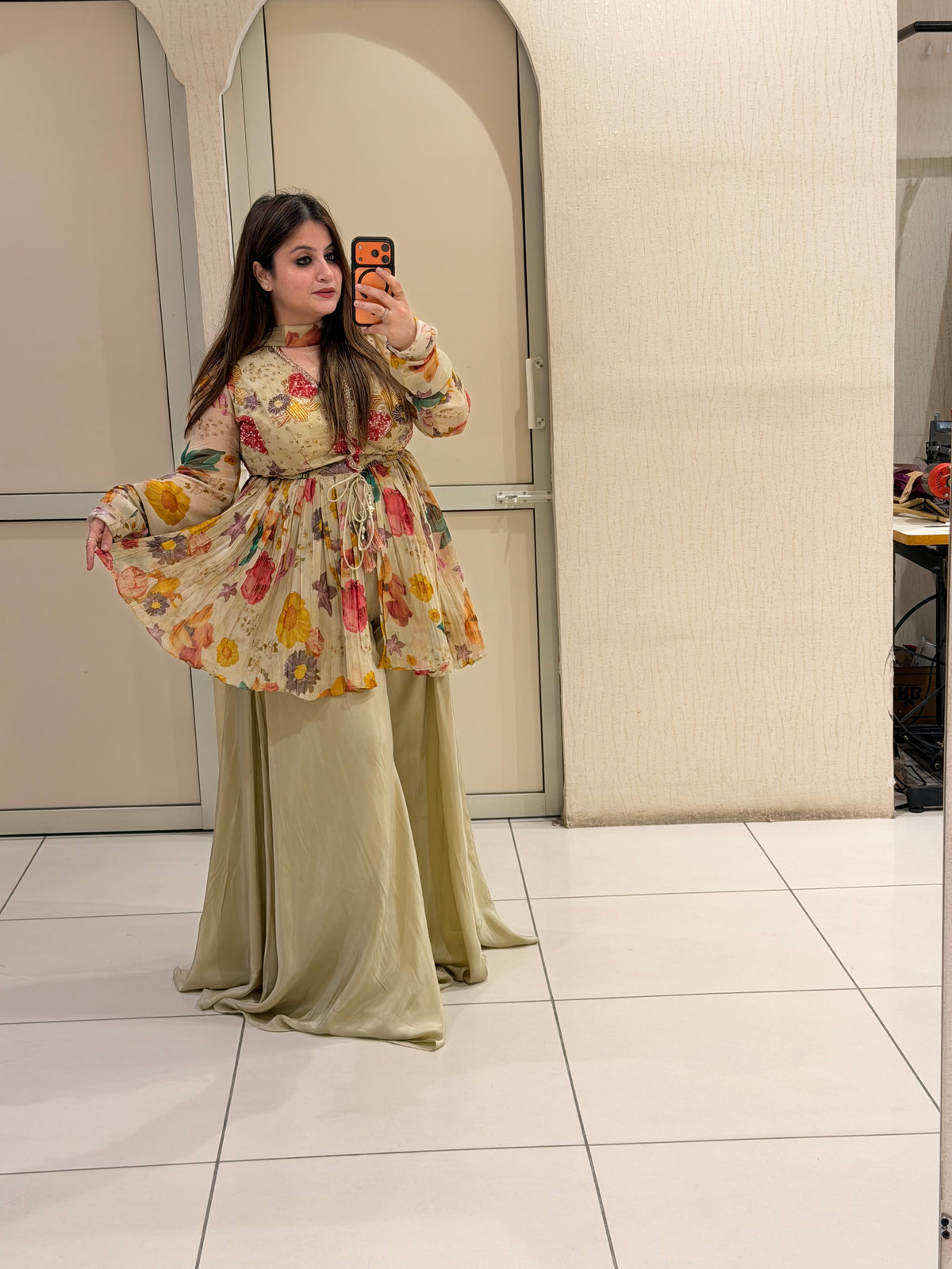 Floral Superior Fabric Coord Set (M–XL)