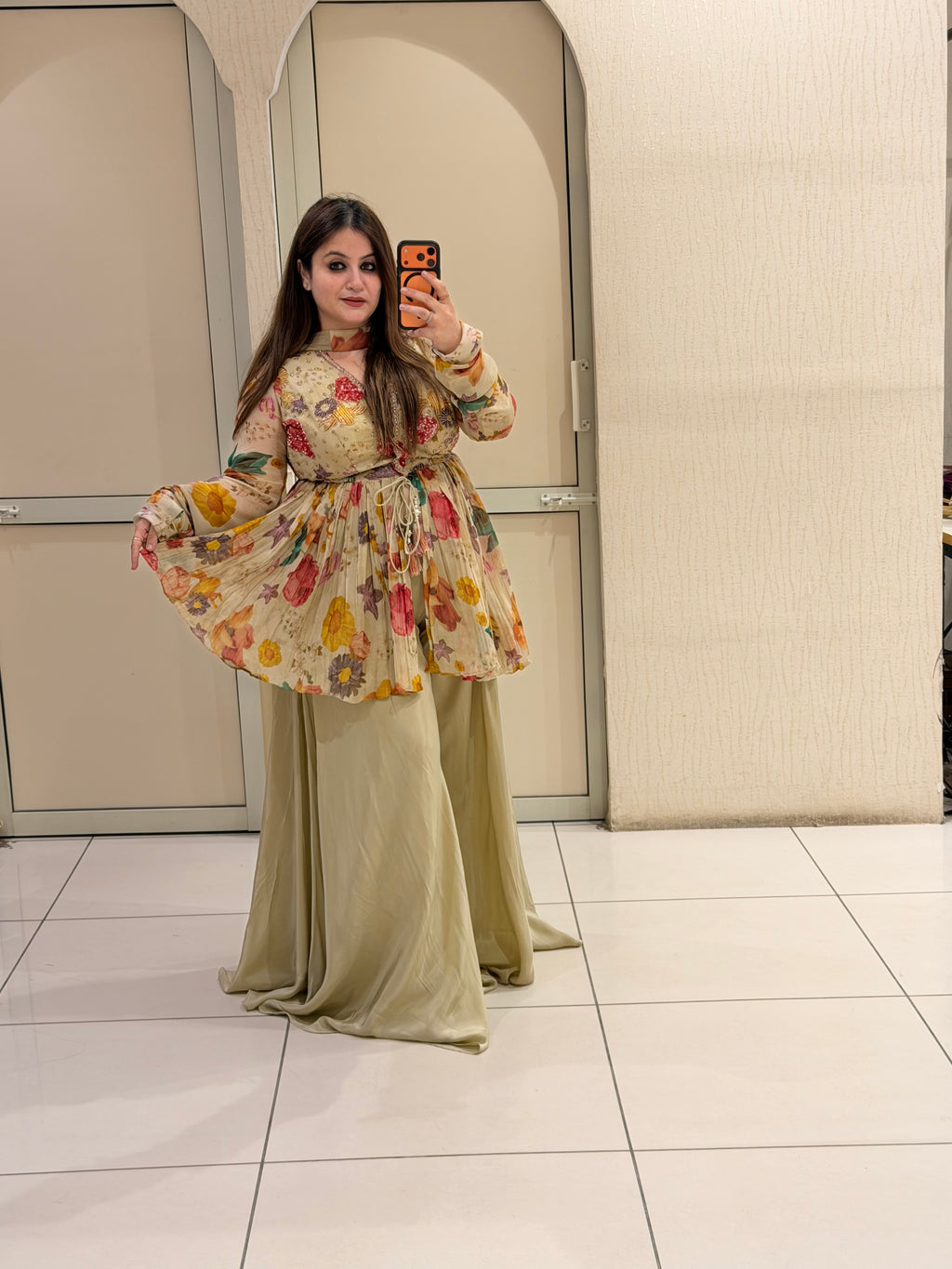 Floral Superior Fabric Coord Set (M–XL)