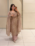 Pastel Pink Embroidered Suit Set (M–XXL)