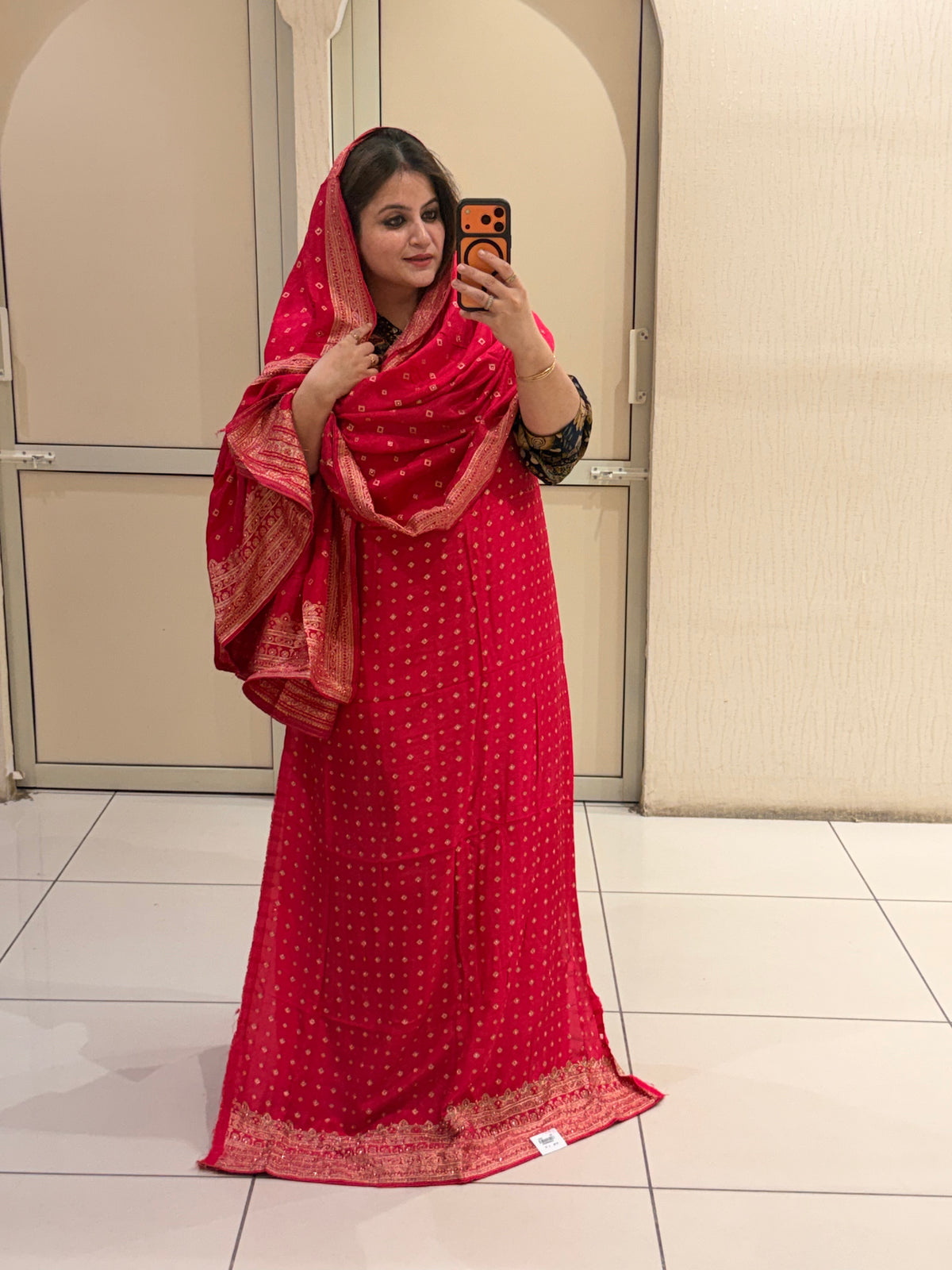 Rani Banarasi Silk Unstitched Suit