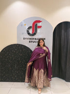 Premium Banarasi Silk Suit Set with Woven Dupatta