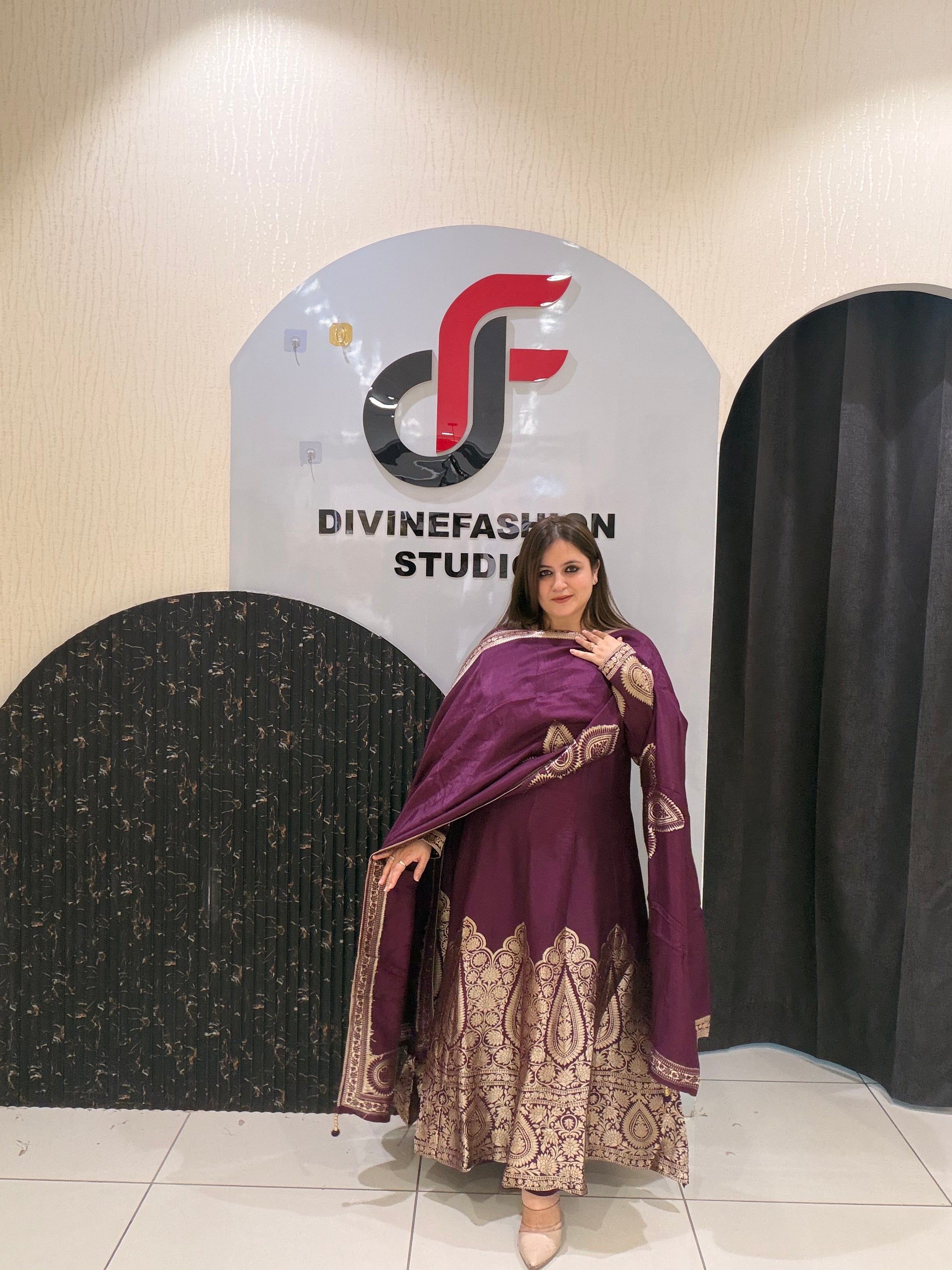 Premium Banarasi Silk Suit Set with Woven Dupatta