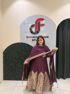 Premium Banarasi Silk Suit Set with Woven Dupatta