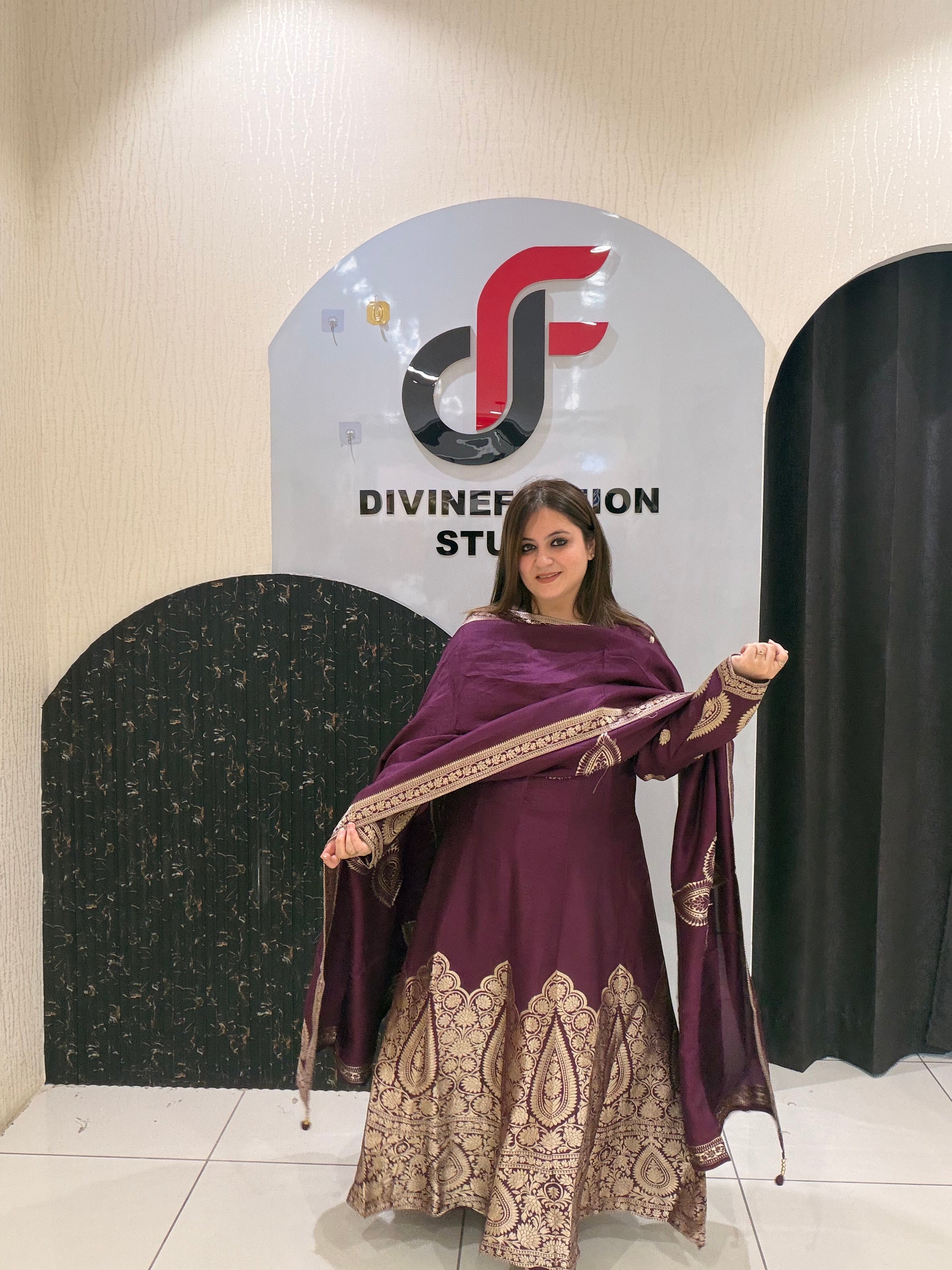 Premium Banarasi Silk Suit Set with Woven Dupatta