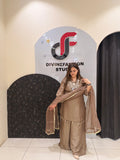 Exclusive Party Wear Suit Set with Organza Dupatta