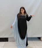 Designer Black & Grey Indo-Western Partywear Dress for Women