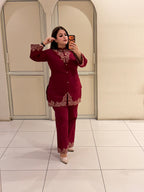 Pure Cotton Embroidered Co-Ord Set
