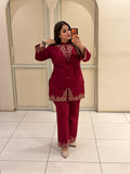 Pure Cotton Embroidered Co-Ord Set