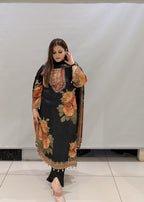 Pure Crepe Designer Suit
