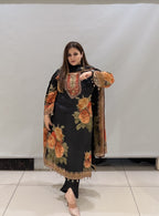 Pure Crepe Designer Suit