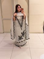 Premium Unstitched Embroidered Suit