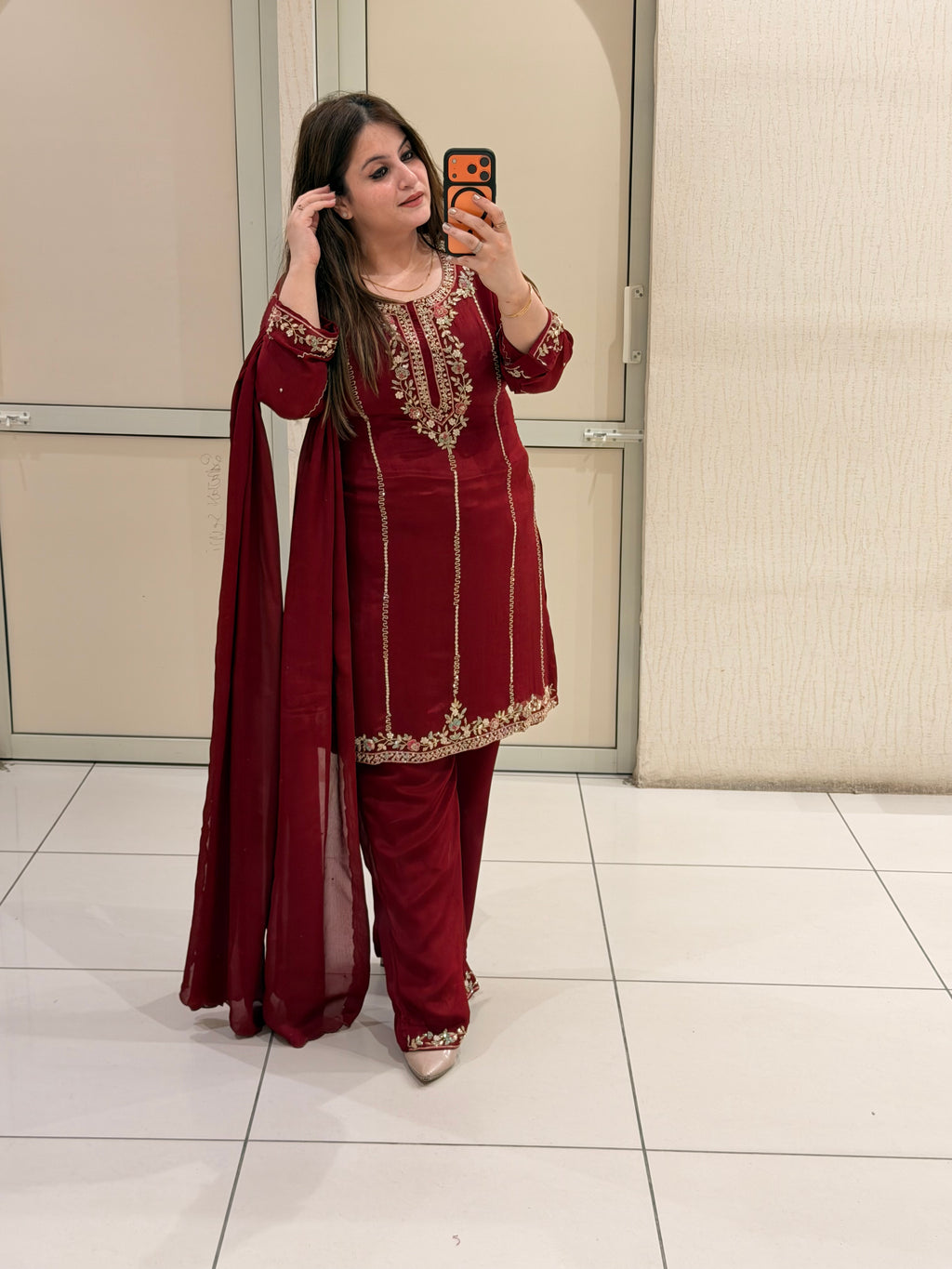 Premium Heavy Embroidered Partywear Suit