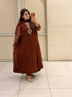 Premium Designer Georgette Anarkali Suit Set