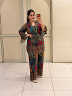 Multicolor Printed Cotton Coord Set (M–XXL)