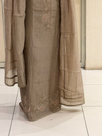 Exclusive Mul Embroidered Unstitched Suit Set (Premium Collection)