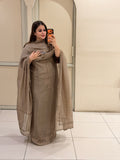 Exclusive Mul Embroidered Unstitched Suit Set (Premium Collection)