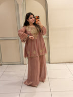 Premium Heavy Embroidered Dress Set (Free Size up to XL)