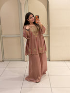 Premium Heavy Embroidered Dress Set (Free Size up to XL)