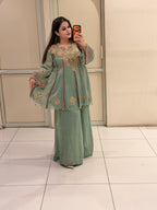 Premium Heavy Embroidered Dress Set (Free Size up to XL)