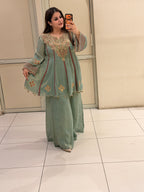Premium Heavy Embroidered Dress Set (Free Size up to XL)