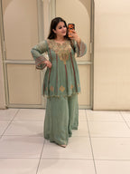 Premium Heavy Embroidered Dress Set (Free Size up to XL)