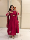 Magenta Exclusive Mul Handwork Partywear Suit (M–XXL)