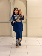 Blue Printed Coord Set (M–XXL)