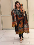 Elegant Multicolor Printed Crepe Suit Set with Designer Dupatta