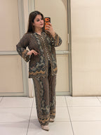 Brown Printed Coord Set (M–XXL)