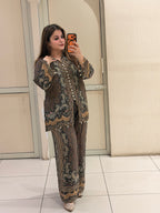 Brown Printed Coord Set (M–XXL)