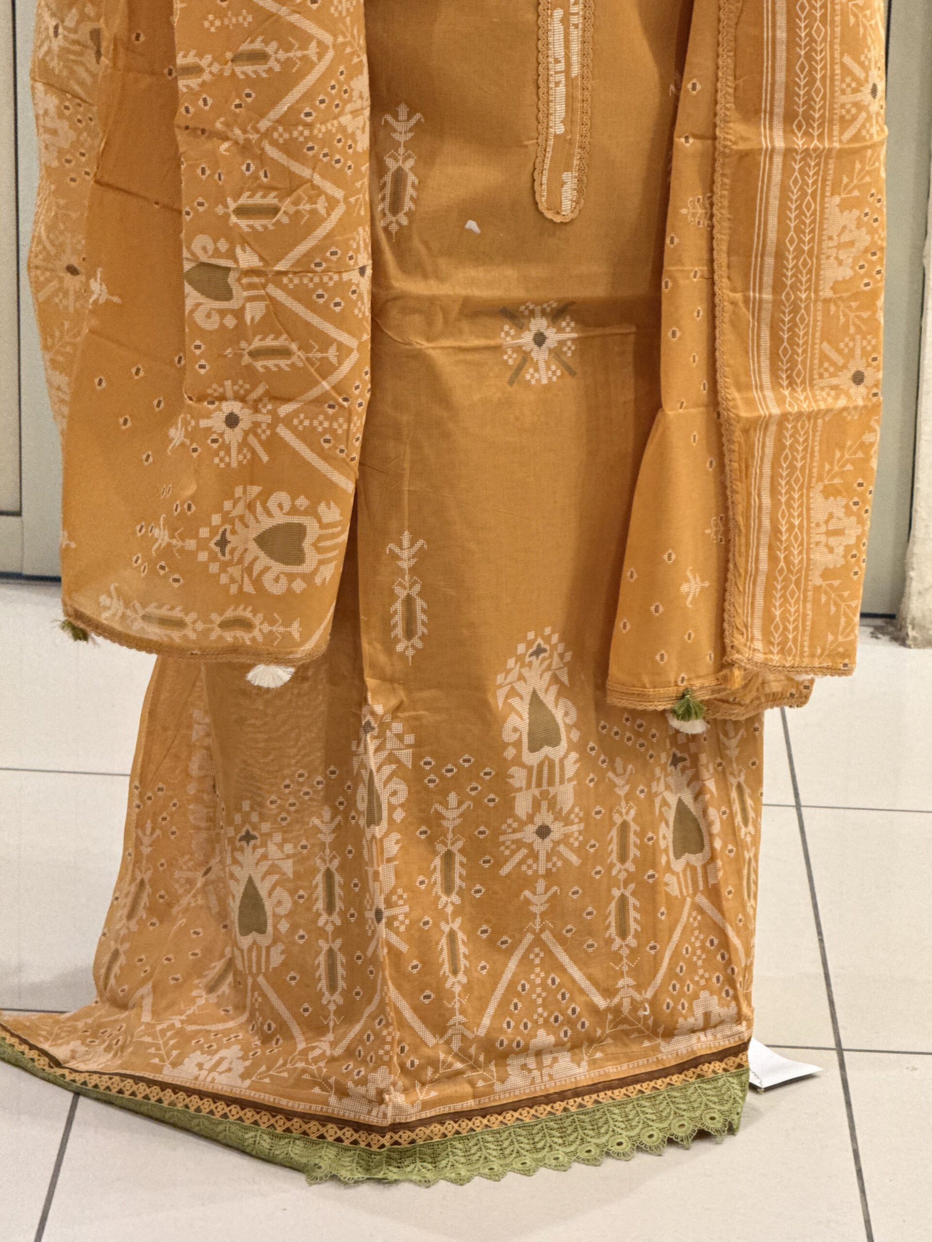 Branded Unstitched Cotton Suit Set – 3 Colors - Image 6
