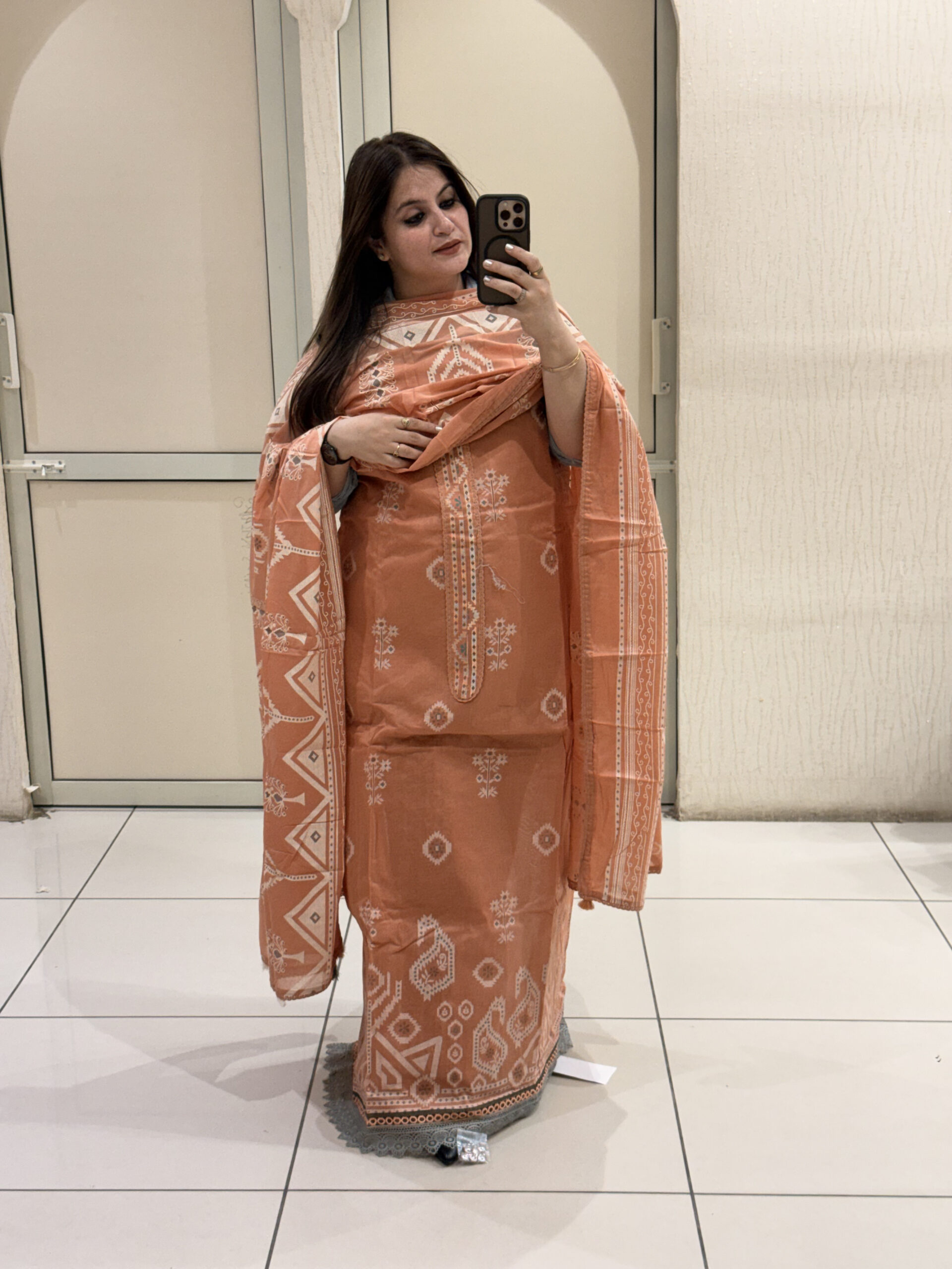 Branded Unstitched Cotton Suit Set – 3 Colors - Image 7